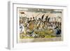 Battle of Waterloo, 18 June 1815-null-Framed Giclee Print