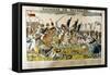 Battle of Waterloo, 18 June 1815-null-Framed Stretched Canvas