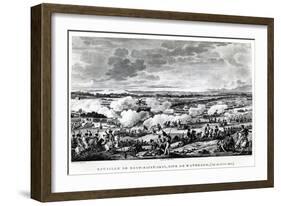 Battle of Waterloo, 18 June 1815-Antoine Charles Horace Vernet-Framed Giclee Print