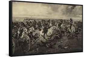 Battle of Waterloo, 1815-Henri-Louis Dupray-Framed Stretched Canvas
