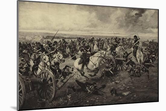 Battle of Waterloo, 1815-Henri-Louis Dupray-Mounted Giclee Print