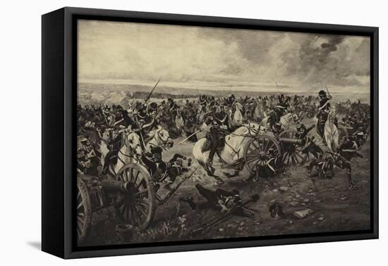 Battle of Waterloo, 1815-Henri-Louis Dupray-Framed Stretched Canvas