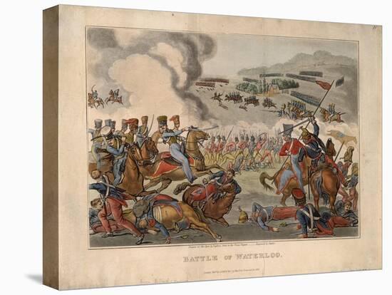 Battle of Waterloo, 1816-Denis Dighton-Stretched Canvas