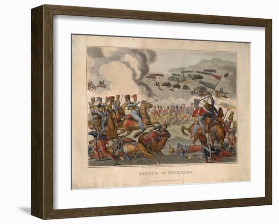 Battle of Waterloo, 1816-Denis Dighton-Framed Giclee Print