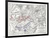 Battle of Waterloo, 18th June 1815, Sheet 1st-Alexander Keith Johnston-Framed Giclee Print