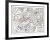 Battle of Waterloo, 18th June 1815, Sheet 1st-Alexander Keith Johnston-Framed Giclee Print