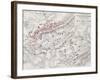Battle of Waterloo, 18th June 1815, Sheet 2nd, Crisis of the Battle-Alexander Keith Johnston-Framed Giclee Print