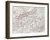 Battle of Waterloo, 18th June 1815, Sheet 2nd, Crisis of the Battle-Alexander Keith Johnston-Framed Giclee Print