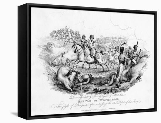 Battle of Waterloo, Belgium, 1815-George Jones-Framed Stretched Canvas