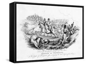 Battle of Waterloo, Belgium, 1815-George Jones-Framed Stretched Canvas