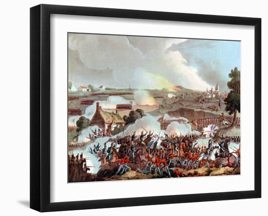 Battle of Waterloo, Belgium, 1815-William Heath-Framed Giclee Print