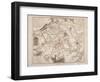 Battle of Waterloo, Map of the Battlefield, Engraved by Jacowick, 1816-Willem Benjamin Craan-Framed Giclee Print