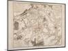 Battle of Waterloo, Map of the Battlefield, Engraved by Jacowick, 1816-Willem Benjamin Craan-Mounted Giclee Print