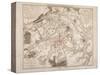 Battle of Waterloo, Map of the Battlefield, Engraved by Jacowick, 1816-Willem Benjamin Craan-Stretched Canvas