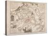 Battle of Waterloo, Map of the Battlefield, Engraved by Jacowick, 1816-Willem Benjamin Craan-Stretched Canvas