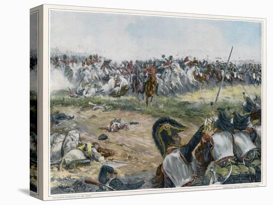 Battle of Waterloo Opposing Cavalry About to Meet-H. Chartier-Stretched Canvas