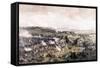 Battle of Waterloo-Felix Philippoteaux-Framed Stretched Canvas