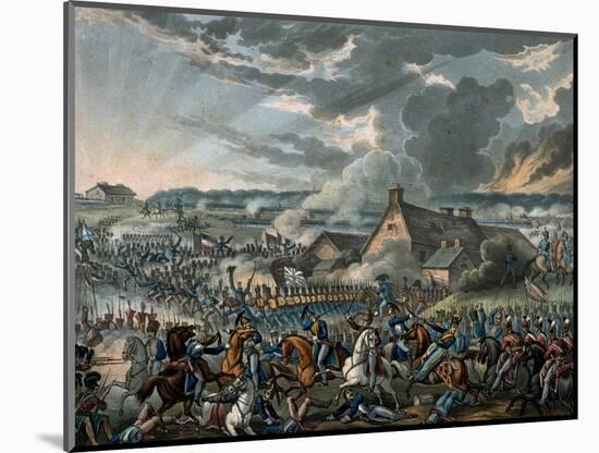 Battle of Waterloo-William Heath-Mounted Giclee Print