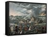 Battle of Waterloo-William Heath-Framed Stretched Canvas