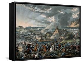 Battle of Waterloo-William Heath-Framed Stretched Canvas