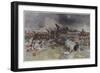 Battle of Waterloo-Francois Flameng-Framed Giclee Print