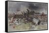 Battle of Waterloo-Francois Flameng-Framed Stretched Canvas
