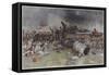 Battle of Waterloo-Francois Flameng-Framed Stretched Canvas