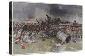 Battle of Waterloo-Francois Flameng-Stretched Canvas