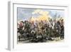 Battle of Waxhaw, South Carolina during the American Revolutionary War, May 29, 1780-null-Framed Giclee Print