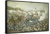 Battle of Williamsburg, 5th May 1862 by Kurz and Allison-null-Framed Stretched Canvas