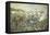 Battle of Williamsburg, 5th May 1862 by Kurz and Allison-null-Framed Stretched Canvas