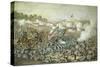 Battle of Williamsburg, 5th May 1862 by Kurz and Allison-null-Stretched Canvas