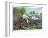 Battle of Wilsons Creek, Pub. Kurz & Allison, 1893 (Colour Litho)-American School-Framed Giclee Print