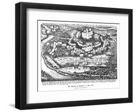 Battle of Wimpfen 1622-Matthaus Merian-Framed Art Print