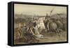 Battle of Worringen, 5 June 1288-Willem II Steelink-Framed Stretched Canvas