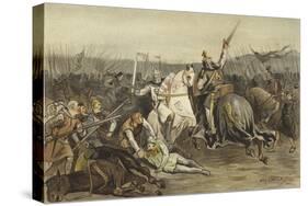 Battle of Worringen, 5 June 1288-Willem II Steelink-Stretched Canvas