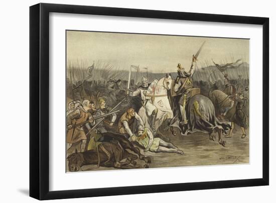 Battle of Worringen, 5 June 1288-Willem II Steelink-Framed Giclee Print