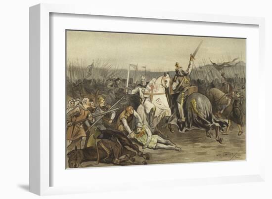 Battle of Worringen, 5 June 1288-Willem II Steelink-Framed Giclee Print