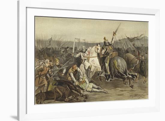 Battle of Worringen, 5 June 1288-Willem II Steelink-Framed Giclee Print