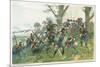 Battle of Worth: Bavarians Against Spahis in a Woodland Setting-R Knoetel-Mounted Premium Giclee Print