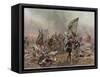 Battle of Zorndorf-null-Framed Stretched Canvas