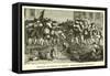 Battle on Stilts at Namur, Eighteenth Century-null-Framed Stretched Canvas