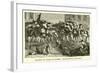 Battle on Stilts at Namur, Eighteenth Century-null-Framed Giclee Print