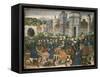 Battle Outside City Walls-null-Framed Stretched Canvas