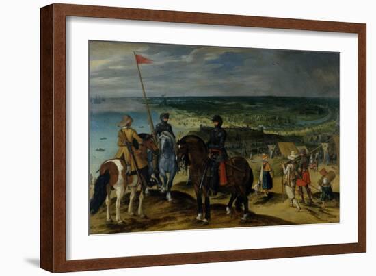 Battle Scene, 1601-15-Sebastian Vrancx-Framed Giclee Print