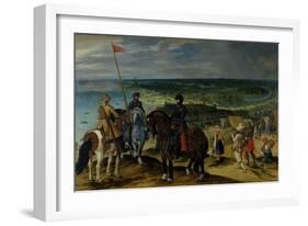 Battle Scene, 1601-15-Sebastian Vrancx-Framed Giclee Print