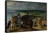 Battle Scene, 1601-15-Sebastian Vrancx-Framed Stretched Canvas