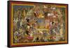 Battle Scene at Lanka-Sahib Din-Framed Stretched Canvas