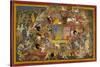 Battle Scene at Lanka-Sahib Din-Stretched Canvas