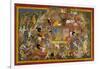 Battle Scene at Lanka-Sahib Din-Framed Giclee Print